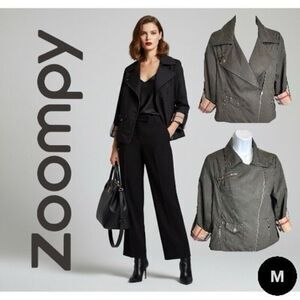 Women’s Zoompy Jackets & Coats | Black Jacket | Color: Black/Tan size Medium